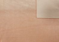 봉제 인형 부속품 주황색 분홍색 220GSM를 위한 폴리에스테 견면 벨벳 장난감 직물