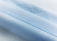 130GSM 뻗기 노동자 밝은 파란색 색깔을 가진 100%년 폴리에스테 셔츠 직물