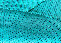 스포츠 착용 안대기 터키석 파랑을 위한 140GSM 93% 폴리에스테 나비 메시 직물
