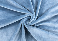 210GSM 연약한 견면 벨벳 장난감 직물 100%년 폴리에스테 날실에 의하여 뜨개질을 하는 파란 색깔