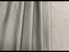 가죽 효과 100% 폴리에스테르 필트 천 회색