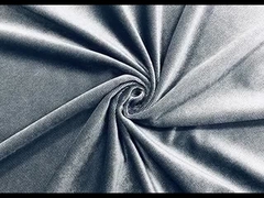 200GSM 폴리에스터 벨벳 직물 소파용 카티온 튜트 회색 트윈 색상