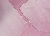 190GSM 견면 벨벳 장난감 직물 100%년 폴리에스테 날실 뜨개질을 하는 분홍색 160cm 폭